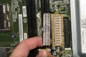 RAM slots in motherboard